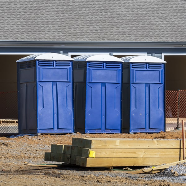 are there any restrictions on where i can place the portable restrooms during my rental period in Seneca Rocks WV